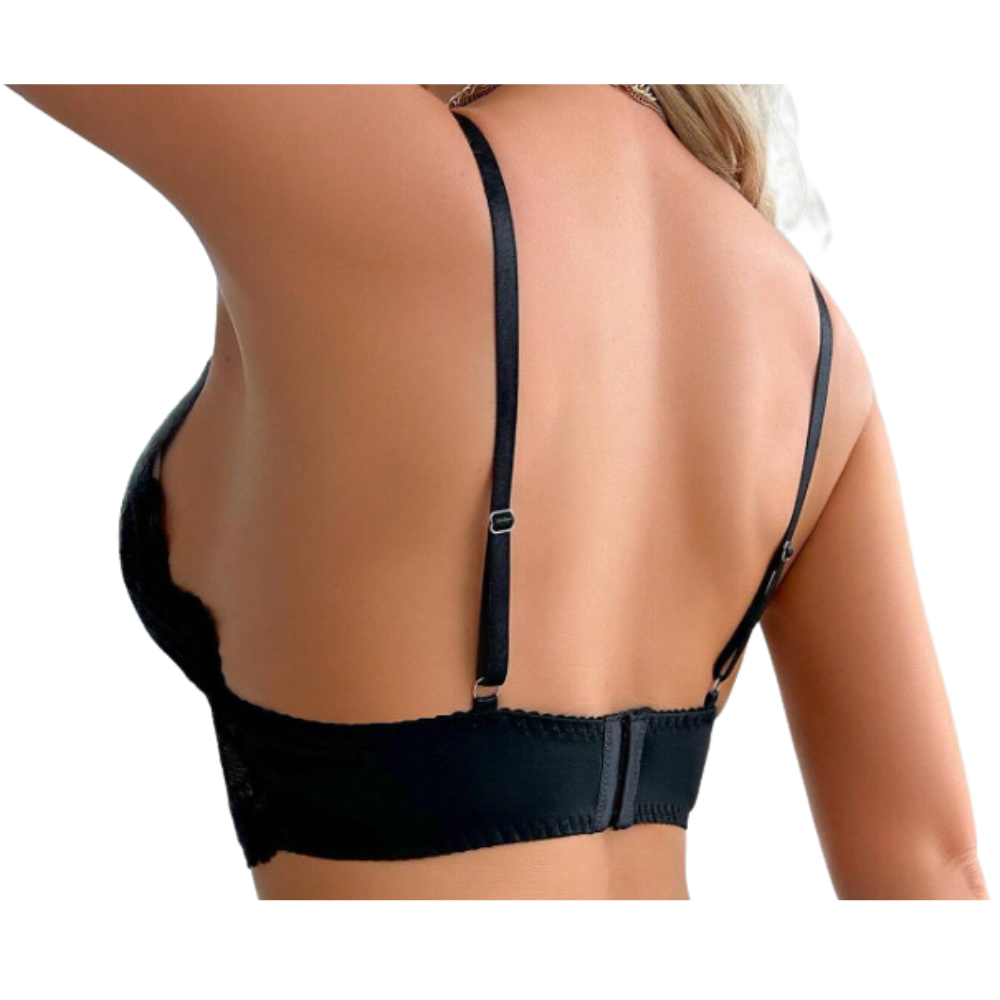 Bralette maternal negro