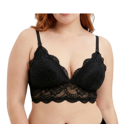 Bralette maternal negro